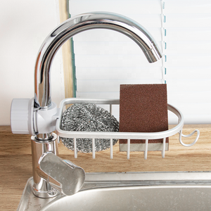 Gloway Faucet Drying Storage Rack <strong>Burr</strong> Free Aluminum Grid Design Bottom Space Saving Kitchen Sink Caddy Organizer Sponge <strong>Holder</strong> - Product Image 6