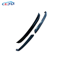 Noir brillant ABS voiture pare-chocs avant maille calandre phare sourcils paupières couverture autocollants pour Honda Ballade City RS GN1 2020-2025