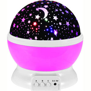 New wish – lampe 3D romantique en forme de lune et d'étoile <span class=keywords><strong>pour</strong></span> la décoration des chambres d'enfants, nouvel éclairage de galaxie <span class=keywords><strong>pour</strong></span> enfants, cadeaux, <span class=keywords><strong>projecteur</strong></span> Led, Starry Sk - Product Image 6