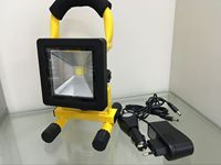 Lampe de travail LED solaire à faisceau large de haute qualité, portable, IP 65, batterie au lithium rechargeable, 10 W, COB