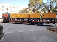 Compresseur d'air robuste à double cylindre, refroidi par eau, lubrifié, alimenté au diesel 228HP-22, pour les travaux miniers et de construction