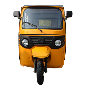 Triciclo Eléctrico Motorizado de Carga de 400 kg, 60V, Carrocería Abierta, 4 Pasajeros, Lona, Material de Acero y Hierro, Vehículo de Tres Ruedas, 90 km de Autonomía - Product Image 2
