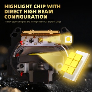 SANVI K5 New 3 Inch Bi <b>Led</b> Lens Car <b>Led</b> <b>Projector</b> Lens Headlights - Product Image 4