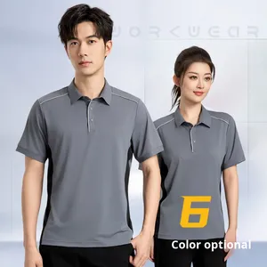 Camiseta <span class=keywords><strong>Polo</strong></span> de Trabajo <span class=keywords><strong>para</strong></span> Hombre, 100% Poliéster, al por Mayor, con Bordado Personalizado, de Secado Rápido, <span class=keywords><strong>para</strong></span> Golf - Product Image 2