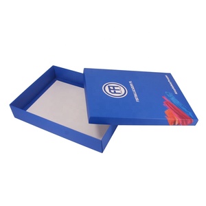 Own Logo Cardboard <strong>Removable</strong> Lid 2 Piece <strong>Boxes</strong> Custom Thin Packaging Box with logo <strong>for</strong> T Shirt Clothing - Product Image 1