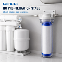 Cartouche de filtre à eau en charbon actif granulaire SENFILTER OEM UDF 10*2,5 pouces pour systèmes de purification RO