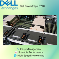 Vente en gros - Nouveau serveur en rack Dell PowerEdge R770 2U DDR5 pour l'intelligence artificielle (IA) avec deux processeurs Intel Xeon 6 P-core - Original