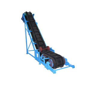 Oluklu yanak ve Cleats 5-50m uzunluk CE sertifikalı Baisheng marka ile yeni büyük açı ayarlanabilir hız bant konveyör - Product Image 4