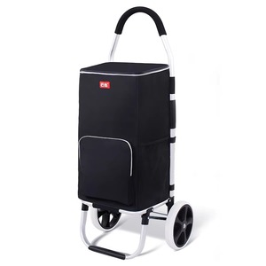<span class=keywords><strong>Chariot</strong></span> de courses <span class=keywords><strong>pliable</strong></span> en plastique et aluminium avec roues, isolant, extensible, détachable, pour marché, vente en gros - Product Image 1