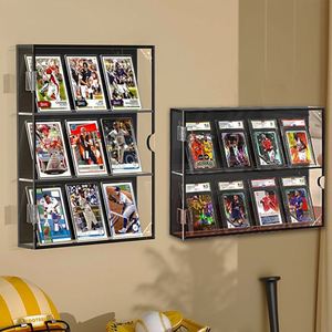 <b>Wall</b> <b>Mounted</b> Acrylic Baseball Card <b>Display</b> Box, Basketball Hockey Sports Card Storage Box, <b>Display</b> <b>Cabinet</b> - Product Image 1