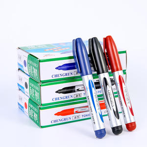 Forniture per Ufficio Direttamente dalla Fabbrica Pennarello Spesso Oleoso per Scrittura Rapida Nero Rosso e Blu Pennarello Permanente ad Asciugatura Veloce - Product Image 3