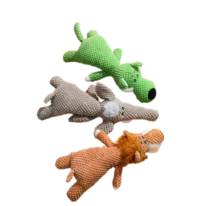 Çevre dostu mısır kapsülleri Polyester peluş köpek Molar Interactive interaktif oyuncaklar sevimli hayvan modelleme 0.5kg toptan - Product Image 2