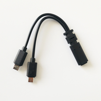 Câble de chargeur Micro USB femelle vers mâle 2 en 1 OEM Android V8, câbles Micro USB courts