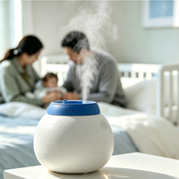 . Réservoir rainuré certifié CE, remplissage facile, triple sécurité, 3L, anti-basculement et interrupteur à capteur, modèle V2 pour la maison, le bureau, le soulagement de l'air sec, OEM
