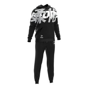 Conjunto Deportivo de Moda con Sudadera y Pantalones de Chándal con Logotipo, Sublimado, de Poliéster, para Gimnasio - Product Image 3