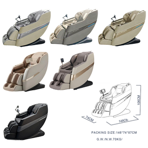 Fauteuil de massage 4D à gravité zéro en cuir PU avec haut-parleurs Bluetooth IA et fonction de balancement, modèle 2025 tendance NDTRX, <span class=keywords><strong>pour</strong></span> massage complet du corps, 7 pouces - Product Image 5