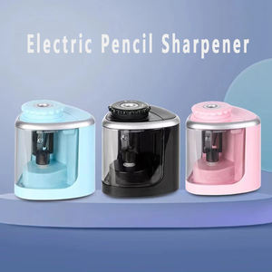 <span class=keywords><strong>Taille</strong></span>-crayons électriques semi-automatiques alimentés par 2 piles AA de logo personnalisé portable en gros pour les écoliers - Product Image 3