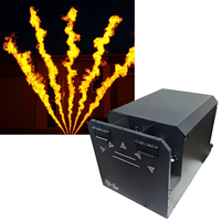 Machine à flammes colorées à 5 têtes, 10 mètres, formule imperméable, avec réservoir de carburant de 34 L pour spectacles sur scène de grande envergure en extérieur