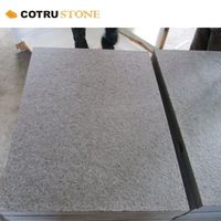 Dalles de granit naturel noir G684 pour revêtement mural extérieur et pavage
