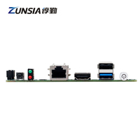 Murah 6 * LAN industri PC Nano ITX Motherboard Intel i225 Firewall J1900 DDR3 8GB Pfsense Server Router dengan kinerja tinggi