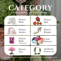 Arche de fleurs artificielles fraîches vertes et roses et d'hortensias pour la décoration de fond d'anniversaire et de mariage