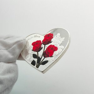 I Love You Metal Love <span class=keywords><strong>Token</strong></span> Recuerdo Monedas Corazón Moneda para San Valentín Boda <span class=keywords><strong>Rose</strong></span> Metal Craft Gift - Product Image 5