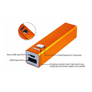 Produits tendance 2024 Nouveautés Impression de logo gratuite Batterie externe 2600mAh UUTEK PB003 <span class=keywords><strong>Coque</strong></span> en alliage de couleur Mini batteries externes - Product Image 3