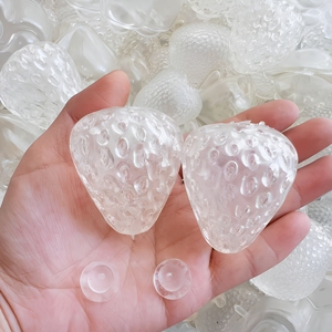 70 Diseños de Juguetes Sensoriales Hechos a Mano: Squishy con Forma de Comida, Plátano de TPR, Piel de Manzana Hueca Transparente, Bola Antiestrés Vacía DIY con Forma de Piel de Manzana - Product Image 3