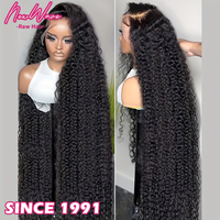 Perruque en cheveux humains vierges vietnamiens NewWave, densité 250%, longue, bouclée Fumi, qualité 9A-15A, avec dentelle, boucles rebondissantes, Super Double Drawn, sans colle