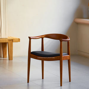 Sillas de madera maciza Kennedy President de alta calidad baratas, asiento de tejido de cuerda moderno de <span class=keywords><strong>estilo</strong></span> nórdico, sillas de comedor de madera con reposabrazos - Product Image 5