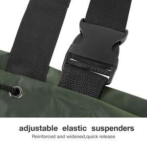 Cuissardes en nylon 210T avec doublure en maille avec poches à l'avant cuissardes durables pour la pêche <span class=keywords><strong>agricole</strong></span> - Product Image 3