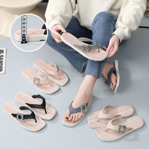 Bon marché, derniers styles de chaussures, <span class=keywords><strong>tongs</strong></span>, sandales pour femmes et dames - Product Image 5