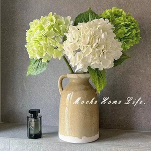 ดอกไฮเดรนเยียประดิษฐ์ Haiyi ทำจากยางนิ่ม 3 สี ตกแต่งบ้าน ตกแต่งห้องนั่งเล่น ตกแต่งโต๊ะกาแฟ - Product Image 2