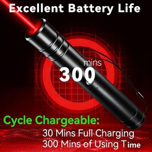 ของเล่นเลเซอร์สำหรับแมวในบ้าน |   ปากกาฉายแสงสีแดง 650 นาโนเมตร แบบ USB สำหรับความบันเทิงและการออกกำลังกายของแมว - Product Image 4