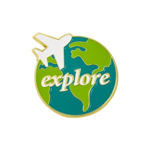 Épingles décoratives métalliques modernes et élégantes, badges d'artisanat émaillé exquis, accessoires quotidiens pour téléphone - Product Image 5