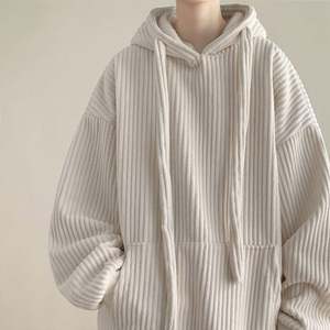 Sweat-shirt à col ras du cou côtelé vierge personnalisé Sweat-shirt à col rond en velours côtelé Sweat-shirt à capuche en velours côtelé vierge - Product Image 1