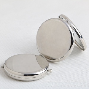 Di modo Piccolo Mini In Oro Rosa Metallo di Sublimazione <span class=keywords><strong>Specchio</strong></span> Compatto con private label - Product Image 2