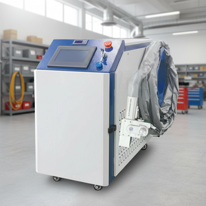High Power Portable 1500W Fiber <b>Laser</b> <b>Cleaning</b> <b>Machine</b> Rust Oil Grease Removal Metal Stone Wood Copper Steel - Product Image 1