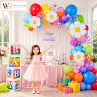 Kit d'arche de ballons papillon pour fête d'anniversaire, mariage, cérémonie d'ouverture, festival, décorations de célébration, toile de fond rose et violette