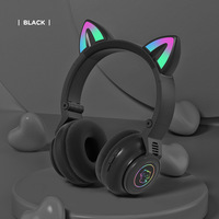 STN-26 Headset nirkabel anak-anak penjualan terbaik headphone On-Ear & Over-Ear Gaming telinga kucing