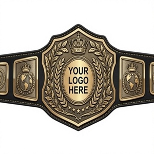 Cinturón de Campeonato UFC Personalizado de Alta Calidad, Cinturón de Título Personalizado para MMA, Boxeo y Muay Thai - Product Image 1