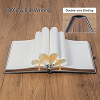 Carnet de notes à couverture rigide CustomA5 Premium en faux cuir gaufré avec signets à ruban Type de planificateur Fabricants de journaux solaires