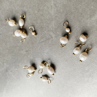 EMANCO 5PCS Pendentifs Breloques Perles d'Eau Douce Accessoires DIY pour Colliers de Perles Bijoux Populaires Vente en Gros Dropshipping