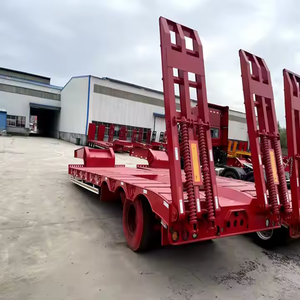 Venta Directa de Fábrica en China, Remolque de Plataforma Baja de 3 y 4 Ejes, 80 Toneladas, para Transporte de Equipos, Semirremolque de Plataforma Baja - Product Image 6