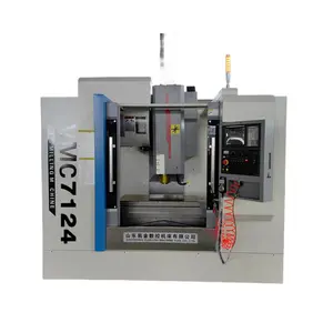 Factory sale various machining milling center Vmc7124 Xk7124 with 3 4 Axis small cnc vertical machine center