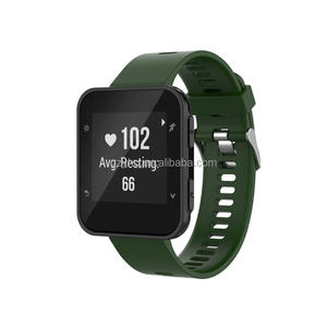 Correa de reloj de goma de silicona deportiva suave para <span class=keywords><strong>Garmin</strong></span> <span class=keywords><strong>Forerunner</strong></span> <span class=keywords><strong>35</strong></span>/30, duradera, cómoda, resistente al agua y ajustable - Product Image 6