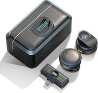 Microphone Lavalier sans fil professionnel Q8 pour entretien en direct Microphone sans fil sans fil