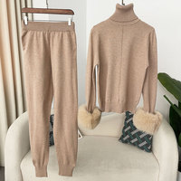 OFTBUY hiver automne manteau véritable fourrure de renard pull costume à capuche tricoté veste épaissie chaud lâche vêtements décontractés manteau mode