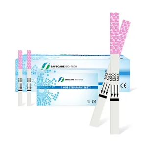 Bandelettes de test rapide d'ovulation de LH de diagnostic médical d'hormone lutéinisante d'urine