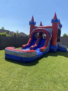 Château gonflable commercial en PVC léger, le plus vendu, pour usage humide/sec, idéal pour les locations de fêtes, capacité maximale 12 personnes - Product Image 6